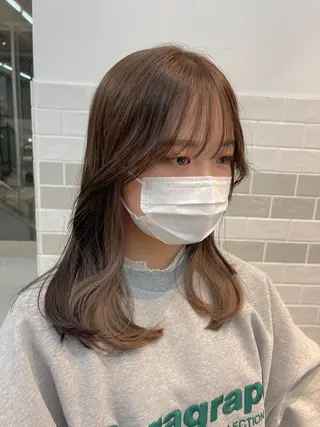 カラー 竹尾 優斗のヘアスタイル
