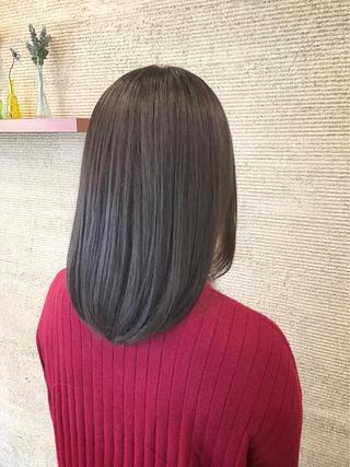 ミディアム 植田 敬太のヘアスタイル