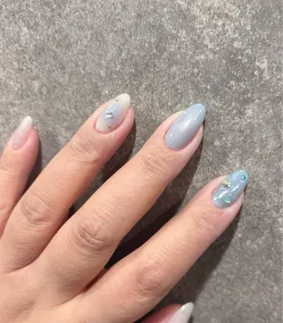 ネイル Shanti🩵 NARITAのネイルデザイン