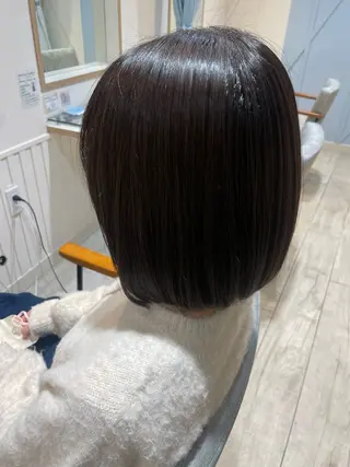 ショート カラー 杉村 音楓のヘアスタイル