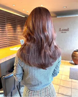 ロング カラー ❤️縮毛矯正❤️ 髪質改善❤️平野実花のヘアスタイル