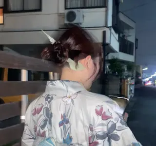 ミディアム ヘアアレンジ 🕊️ウルフカット 🕊️イオ🕊️のヘアスタイル
