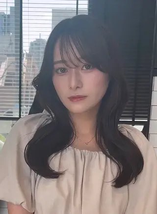 セミロング カラー 🌫️大人韓国ヘア 🌫️naoyaのヘアスタイル