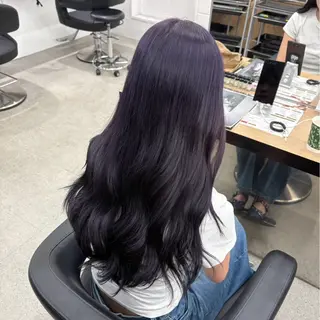 ロング miku/ラベンダー 透明感カラー🪻❤︎のヘアスタイル