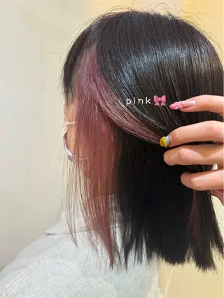 カラー Rossoうるま/ ♡仲松ラナのヘアスタイル