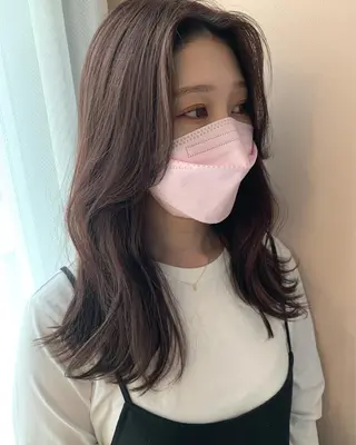 ロング カラー hubhair レイヤー/透明感のヘアスタイル