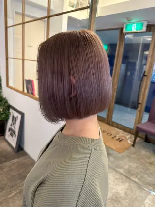 ショート カラー 箕輪 愛瑚のヘアスタイル