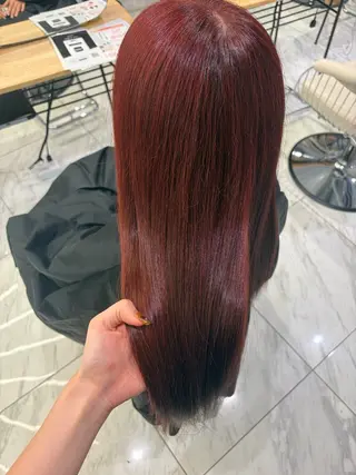 ロング カラー Rin🪷ネイル/ 透明感ヘアカラーのヘアスタイル