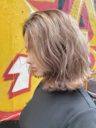 ミディアム カラー パーマ ヘアアレンジ メンズ キッズ kotona 🤍miuraのヘアスタイル
