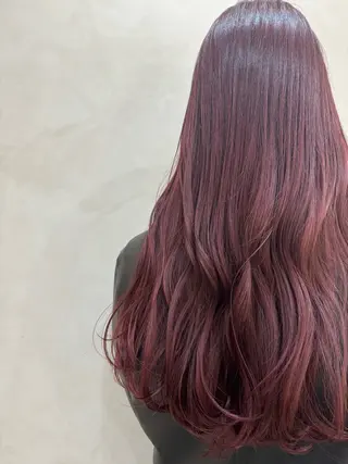 ロング カラー マンツーマン施術/ ダブルカラー/アリサのヘアスタイル