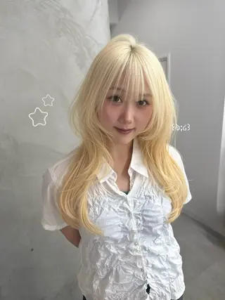 ロング カラー RIENS aura / ayu 𝜗𝜚のヘアスタイル