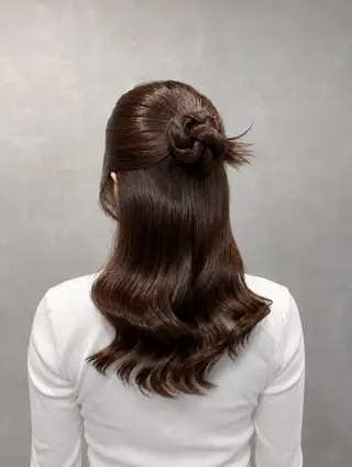 ヘアアレンジ 韓国ヘア|艶カラー| ヘアアレンジ|yuiのヘアスタイル