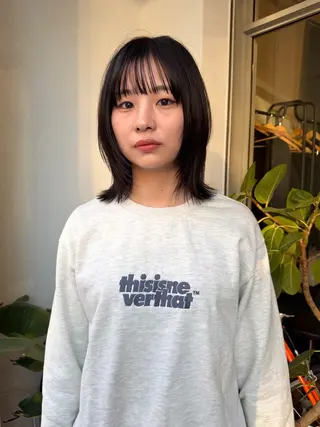 ミディアム muku / TAKUMIのヘアスタイル