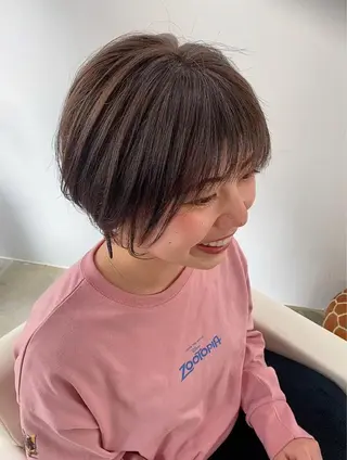 ショート くせ毛×ショート 上岡勇祐のヘアスタイル