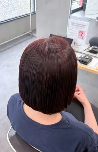 ショート カラー 透明感カラー/艶髪 /ひよりのヘアスタイル