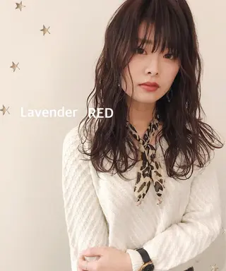 ロング カラー 市川 千夏のヘアスタイル