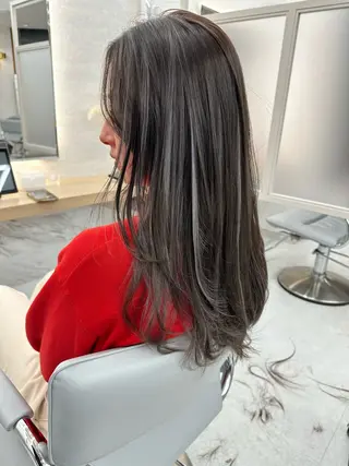 ロング 今話題の艶髪矯正 美艶カラー/FUKAのヘアスタイル