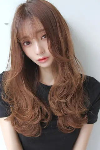 ロング ヘアアレンジ カラー 💎lino _by _ACNE💎 🧸のヘアスタイル