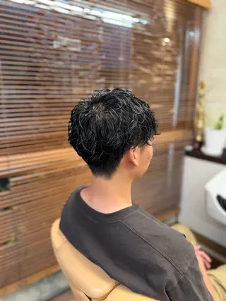 ミディアム パーマ パーマ/フェード/新 宿/アイパー/上田のヘアスタイル