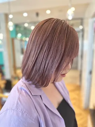ショート カラー 🌈髪質改善🌈 過去の1艶サラ体験✨のヘアスタイル