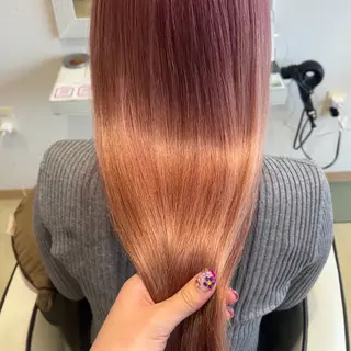 ロング カラー 淡色┊︎ナチュラル 🧁奈那美🧁*.゜のヘアスタイル