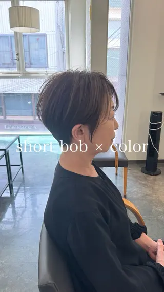 ショート カラー hair・do ✂︎　原口 侑大のヘアスタイル