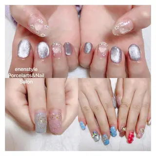 ショート ネイル 🐾enen style 🐾のネイルデザイン