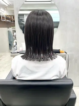 ミディアム カラー 👑ボブはお任せ ミヤノ👑のヘアスタイル