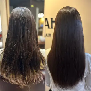 ロング くせ改善師 髪質改善師ゴトウのヘアスタイル