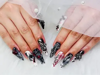 ネイル lucky nail 歌舞伎町のネイルデザイン