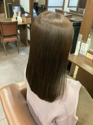 セミロング カラー ヘアアレンジ 🌟東銀座マンツーマ ン🌟タカナシのヘアスタイル