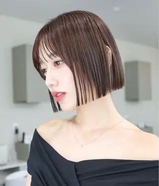 ミディアム カラー aya / ニュアンスカラーのヘアスタイル