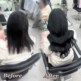 ヘアメ🎀ハイトーン 🩵エクステ🪄しほのヘアスタイル