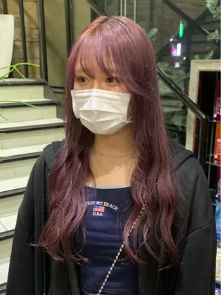 ロング カラー 海外girl🤎 透明感ベージュmaoのヘアスタイル