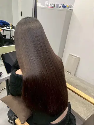 ロング 韓国×艶ハイトーンが かわいい✨️リオ🍒のヘアスタイル