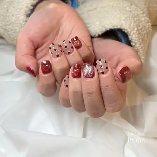 ミディアム ネイル SalonPrima 西院Nail&Eyeのネイルデザイン