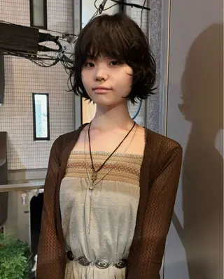 ミディアム 川田大輝 ナチュラルモードのヘアスタイル