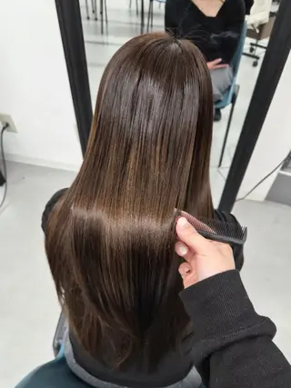 ロング ️🫧髪質改善/縮毛 矯正/寺西紗友望🫧のヘアスタイル