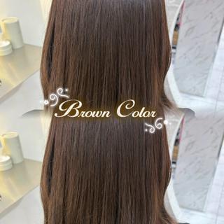 ロング カラー ヘアアレンジ 🩷ワンカラーモデル / れいな🩷のヘアスタイル