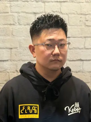 ショート メンズ 新崎 彩翔のヘアスタイル
