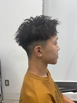 パーマ メンズ fifth天神 パーマ特化/石橋航海のヘアスタイル