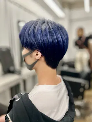 ショート カラー 透明感カラー特化🫧 🦋栗原🦋のヘアスタイル