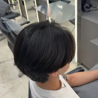 メンズ 栄ハイトーン/ ベージュカラー/シンのヘアスタイル