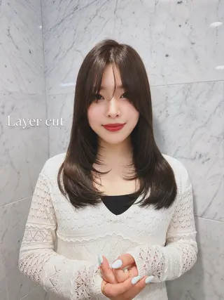 ミディアム カラー ヘアアレンジ ✨綺麗が続くカット ✨/星野六三四のヘアスタイル