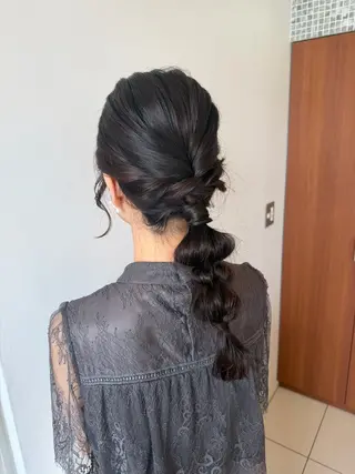 ヘアアレンジ 林 莉瑠のヘアスタイル