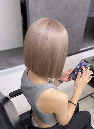 ショート カラー ayano♡ /心斎橋/ハイトーンのヘアスタイル