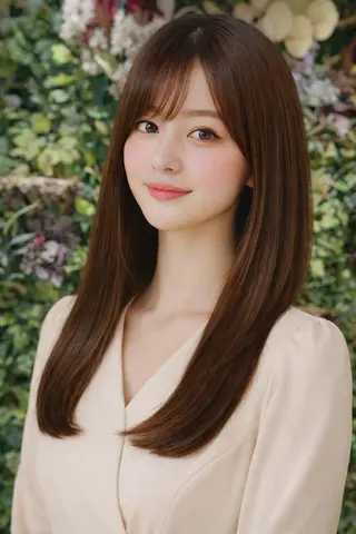 ロング 支持率No.1💖 オチアイのヘアスタイル