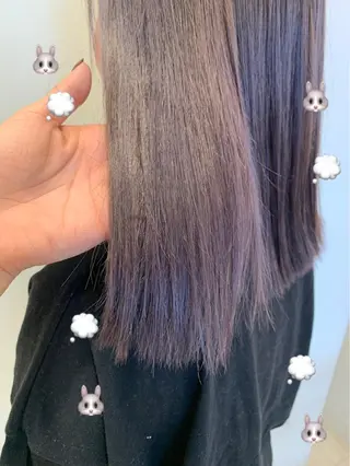 セミロング カラー 新宿駅近♡個室 ♡関口三都季🌜のヘアスタイル