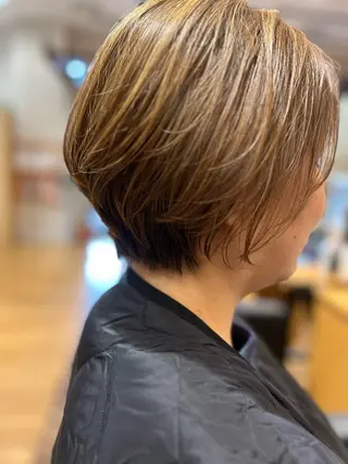 ショート 中村 眞歩のヘアスタイル