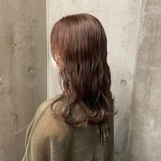 ロング カラー 土田かほ/本日🈳 ヘアセットのヘアスタイル